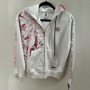 A Bathing Ape hoodie. White. Size XS